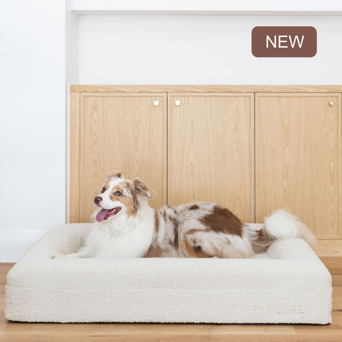 Premium Orthopaedic Memory Foam Bed in Luxury Bouclé
